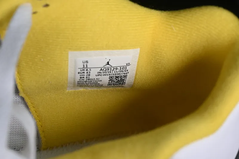All categories Air Jordan Jordan series basketball shoes Air Jordan 4 GX foreign trade version Air Jordan 4 Retro "Vivid Sulfur" AJ4 Joe 4 Bai Lei Gong AQ9129-101
